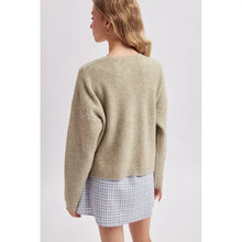 Load image into Gallery viewer, Sage Button Sweater Cardigan

