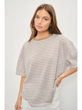 Load image into Gallery viewer, Striped basic tee
