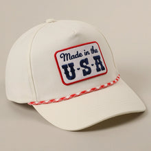 Load image into Gallery viewer, Made in the USA Embroidery Patch Trucker Hat
