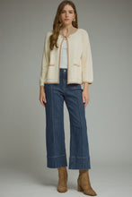 Load image into Gallery viewer, Cream Sweater with Horse Bit
