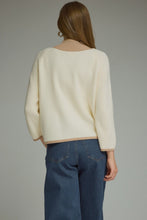 Load image into Gallery viewer, Cream Sweater with Horse Bit
