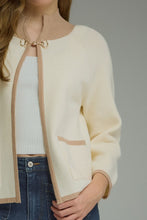 Load image into Gallery viewer, Cream Sweater with Horse Bit
