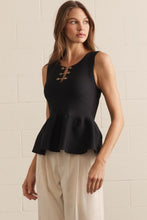 Load image into Gallery viewer, Women's Black Horse Bit Tank
