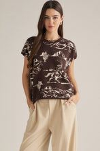 Load image into Gallery viewer, BROWN WESTERN TOP
