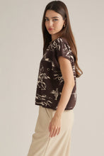 Load image into Gallery viewer, BROWN WESTERN TOP
