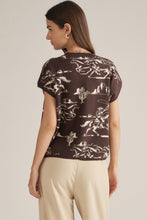 Load image into Gallery viewer, BROWN WESTERN TOP
