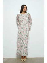 Load image into Gallery viewer, Exclusive Floral Print Bell Sleeve Maxi Dress
