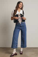 Load image into Gallery viewer, Shaggy Fringed Textured Puff Sleeve Blouse
