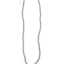Load image into Gallery viewer, 18" Faux Navajo Pearl Necklace w/ Silver Bucking Horse Charm
