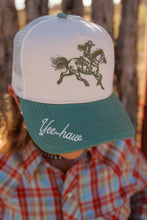 Load image into Gallery viewer, Olive YEE HAW Trucker Hat
