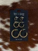 Load image into Gallery viewer, West and Company 3 Pack Earrings
