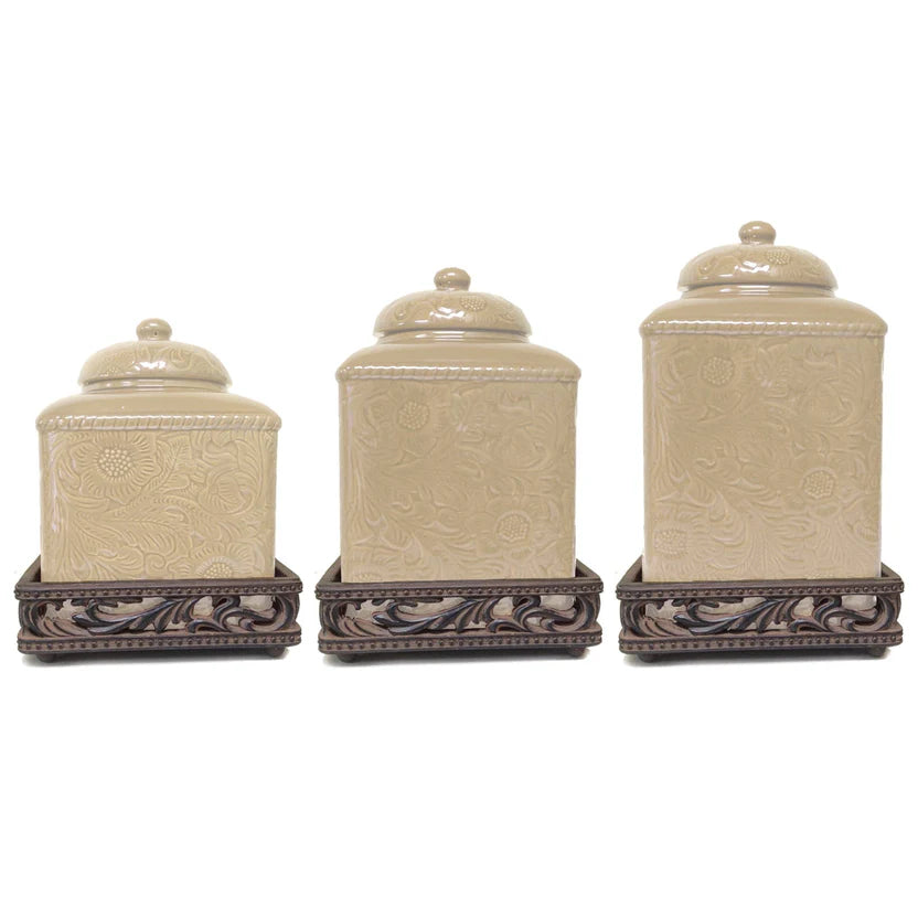 Savannah Canister & Base Set