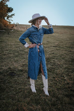 Load image into Gallery viewer, Wrangler Denim Duster / dress
